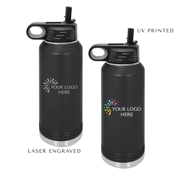 20oz Water Bottle with Logo