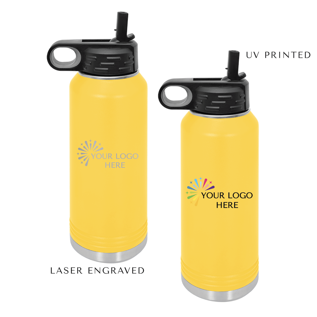 40oz Water Bottle with Logo