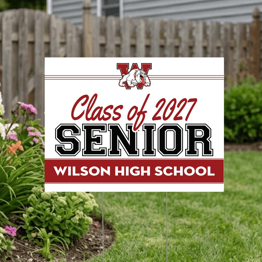 Wilson senior yard sign