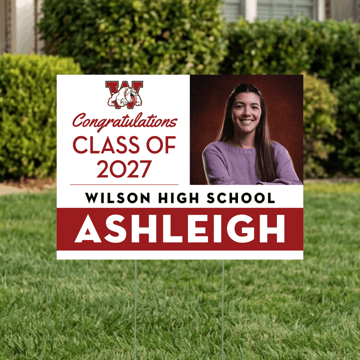 Wilson senior yard sign