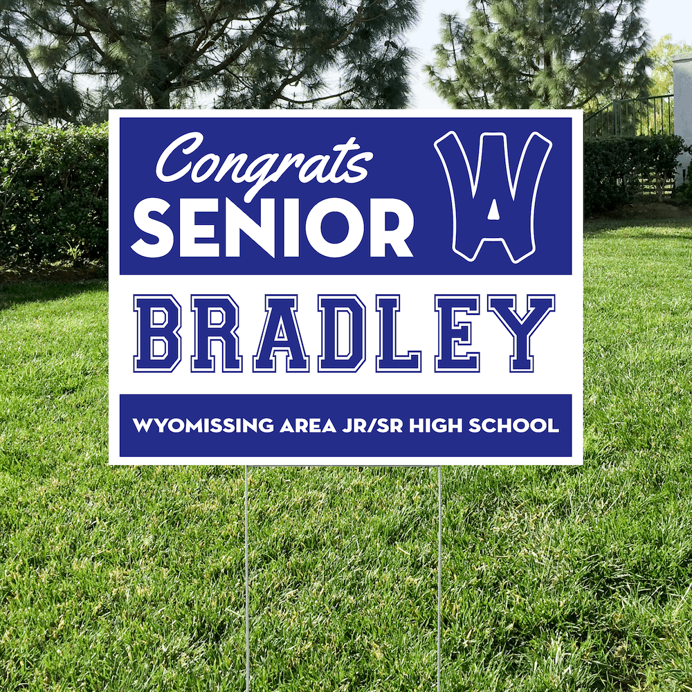 Wyomissing senior yard sign