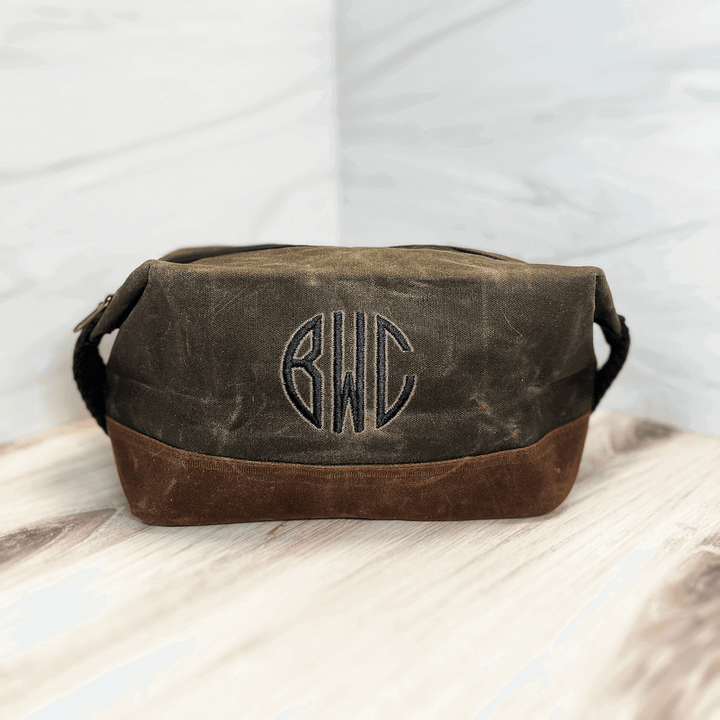 Personalized Dopp Toiletry Bag for Men