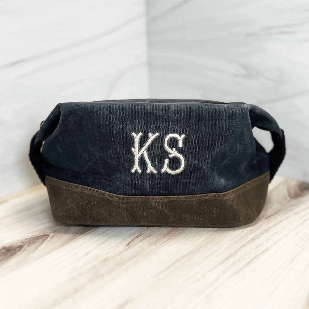 Personalized Dopp Toiletry Bag for Men
