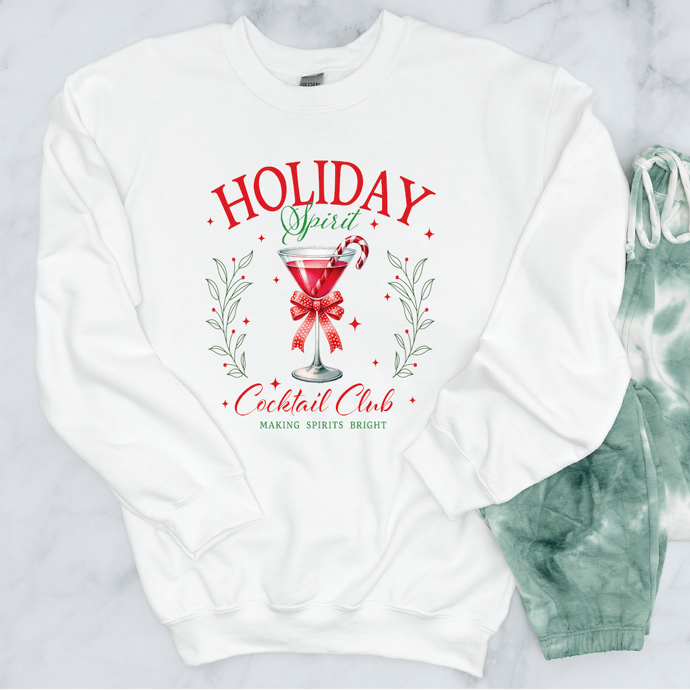 Holiday Spirit Cocktail Club Shirt