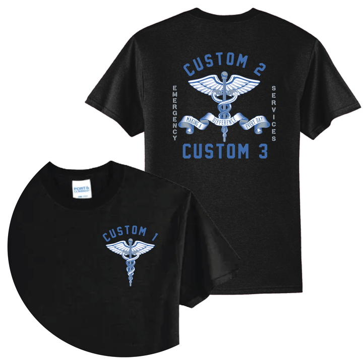 Personalized EMT T-Shirt — Caduceus Paramedic Design | EMS Tee