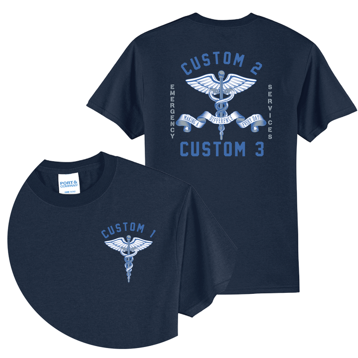 Personalized EMT T-Shirt — Caduceus Paramedic Design | EMS Tee