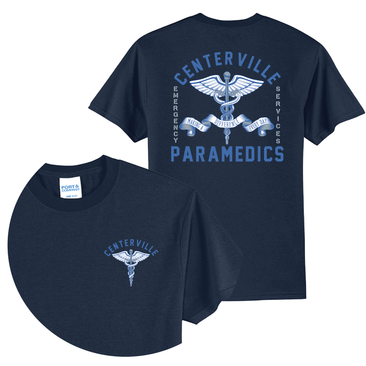 Personalized EMT T-Shirt — Caduceus Paramedic Design | EMS Tee