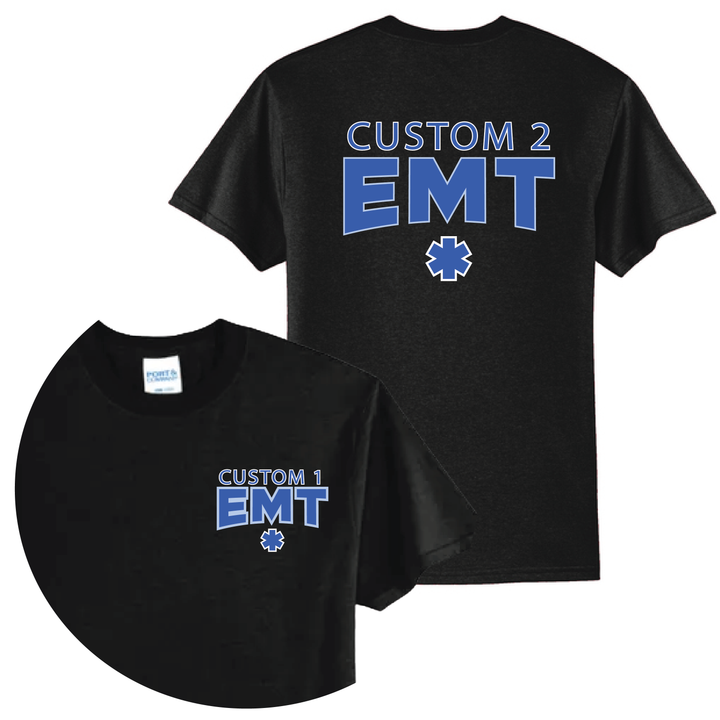 Personalized EMT T-Shirt — Custom Service Name | EMS Star of Life Tee