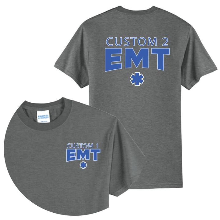 Personalized EMT T-Shirt — Custom Service Name | EMS Star of Life Tee