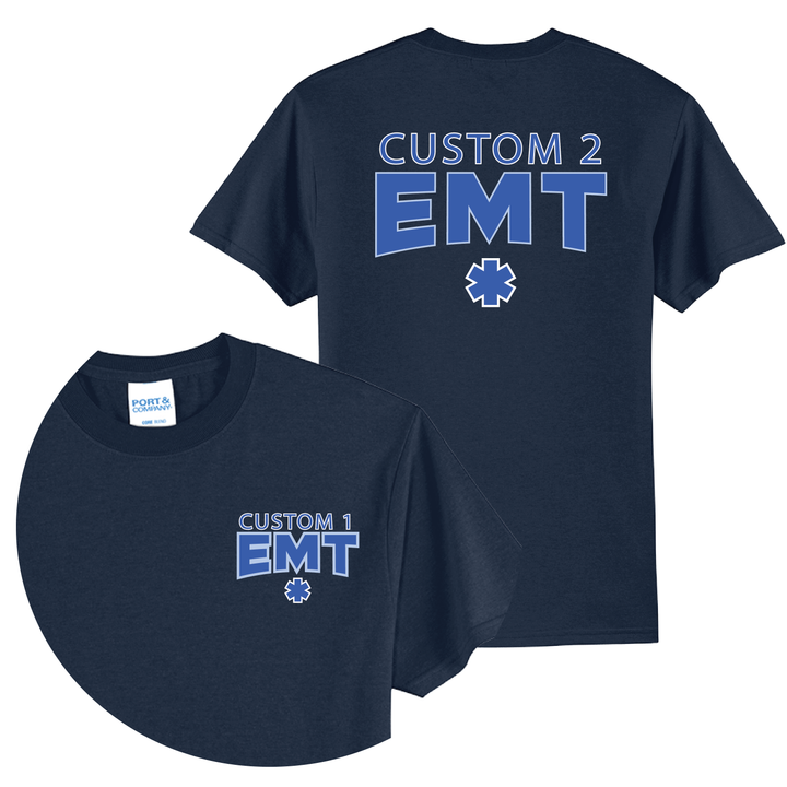 Personalized EMT T-Shirt — Custom Service Name | EMS Star of Life Tee