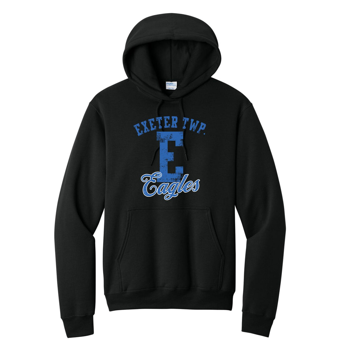 Example: Exeter varsity hoodie
