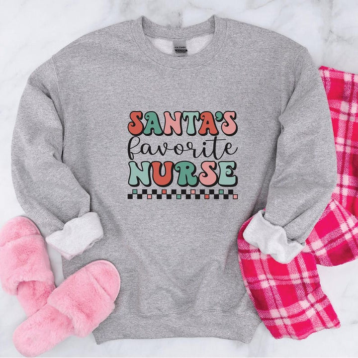 Santa's Favorite Nurse Sweatshirt