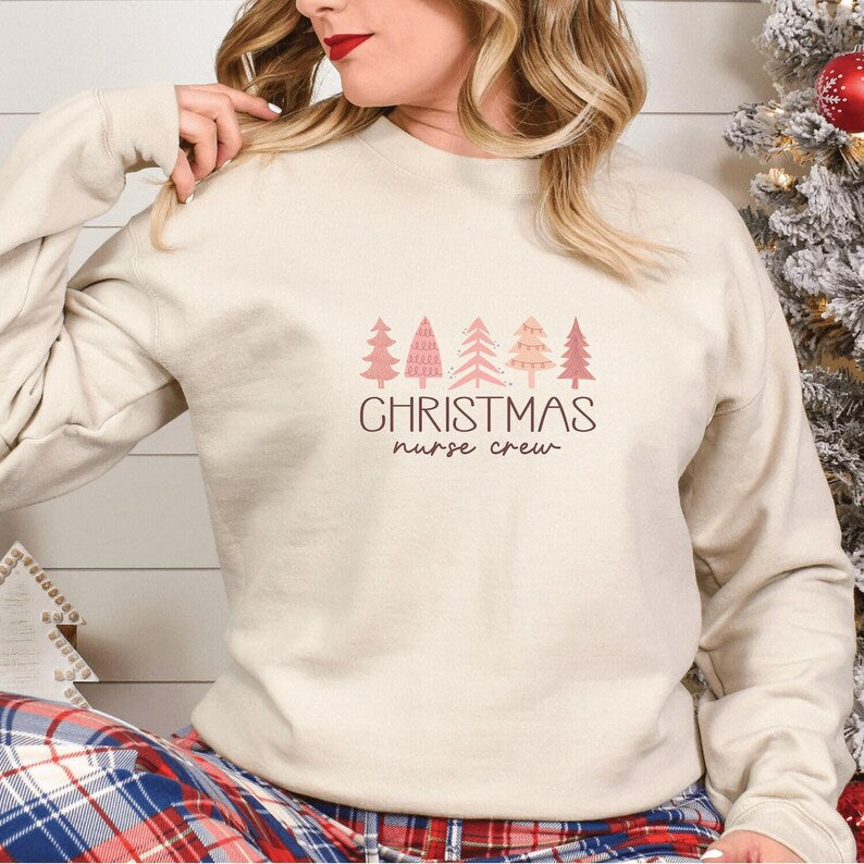 Christmas Nurse Crew Sweatshirt