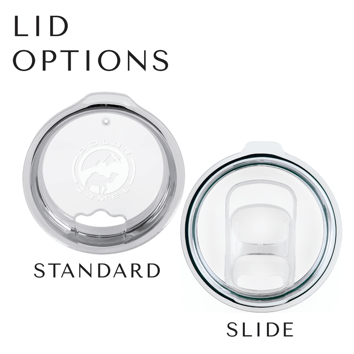 Standard dome lid and slide lid options