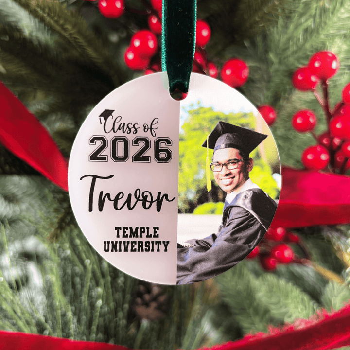 Graduation Photo Acrylic Ornament