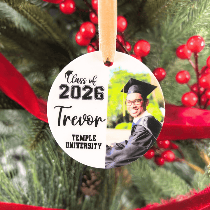 Graduation Photo Acrylic Ornament
