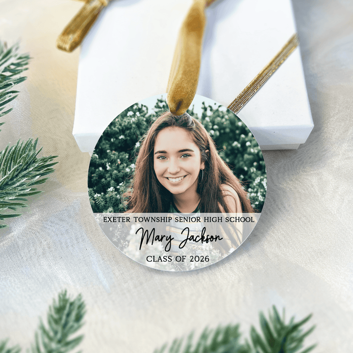 Exeter Township Senior High School Photo Graduation Ornament