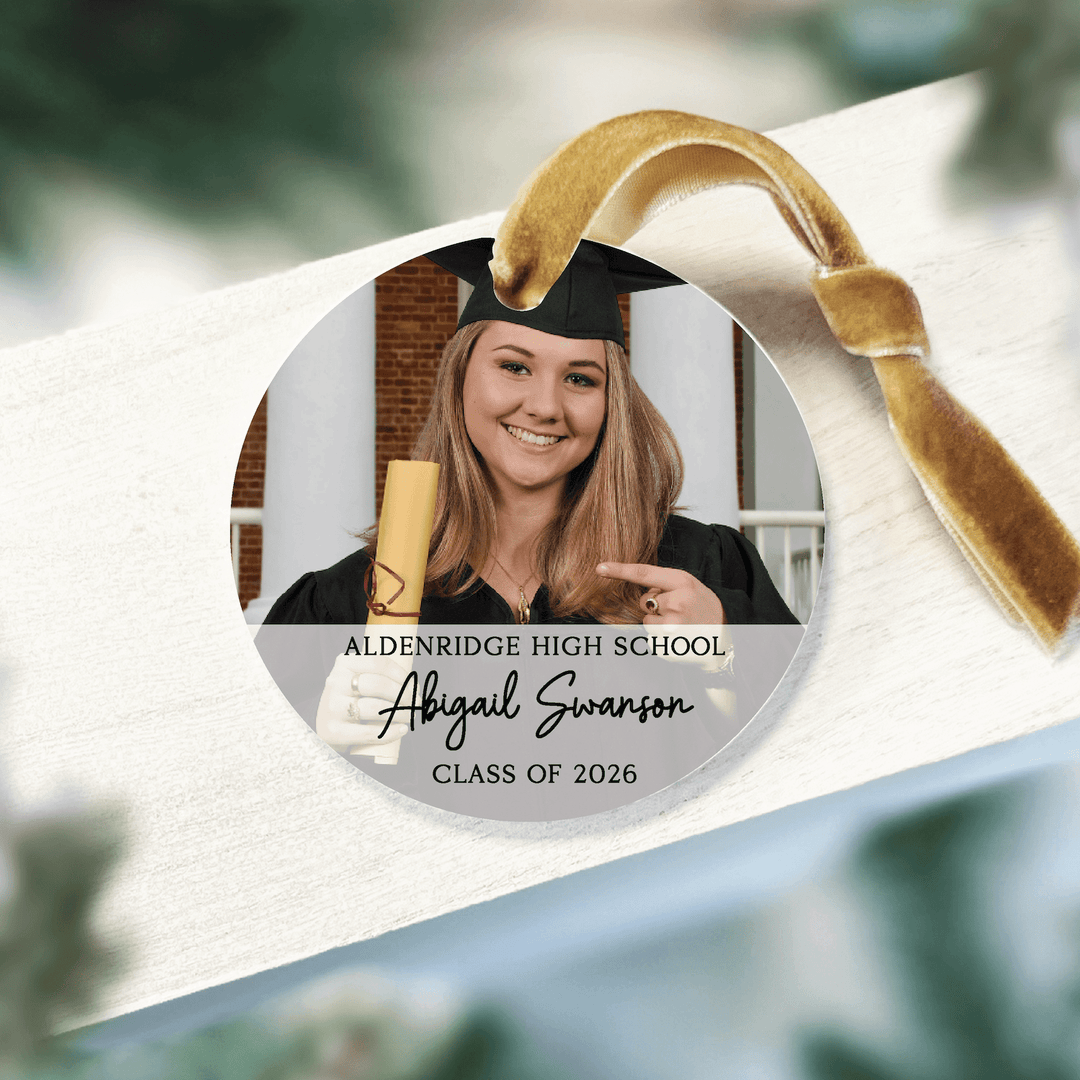 Classic Graduation Photo Acrylic Ornament