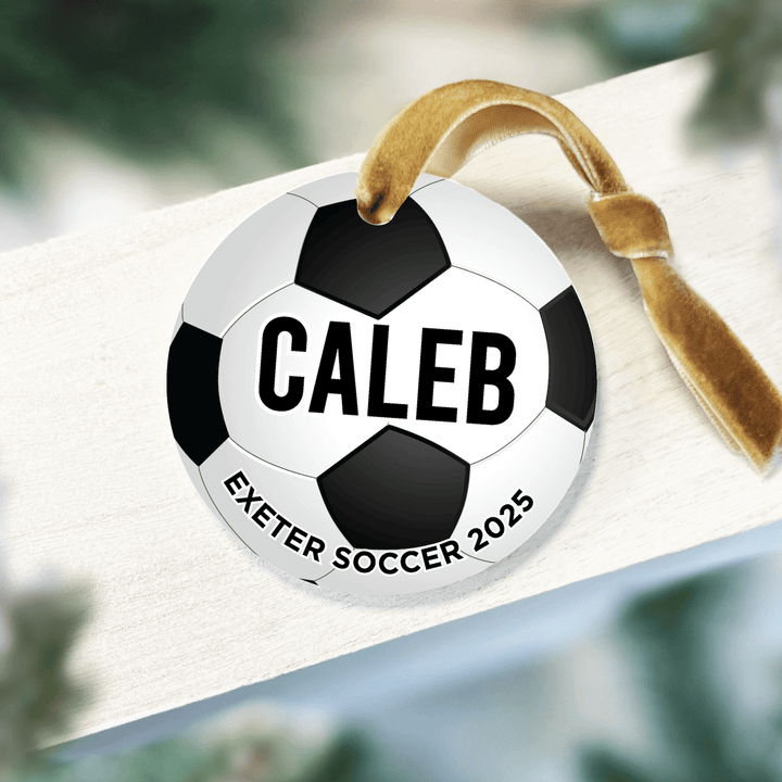 Exeter Soccer Personalized Ornament