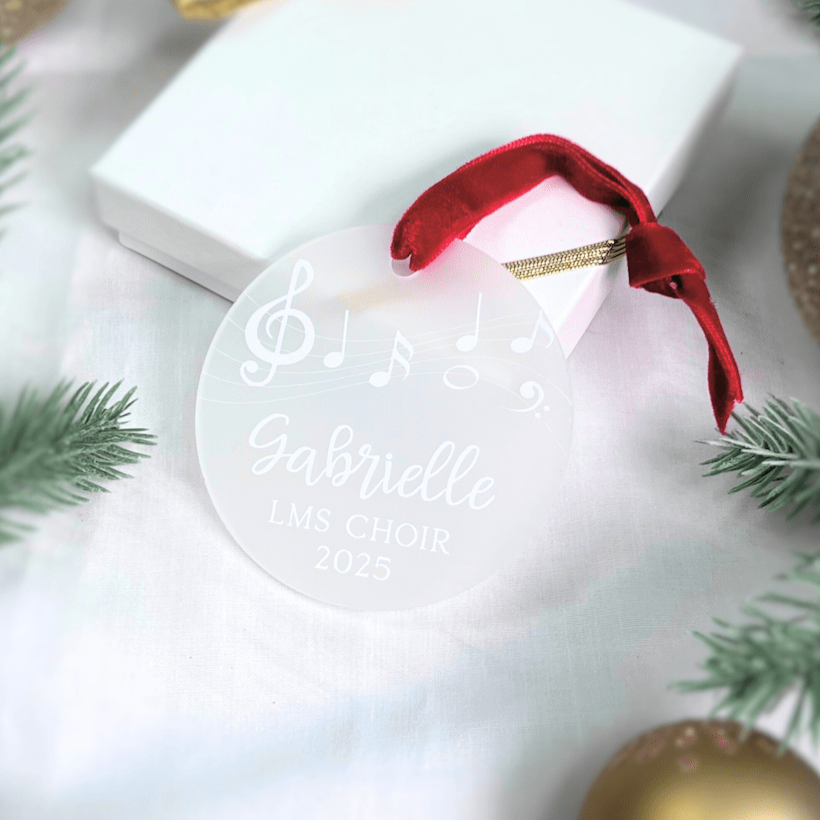 Personalized Choir Acrylic Ornament