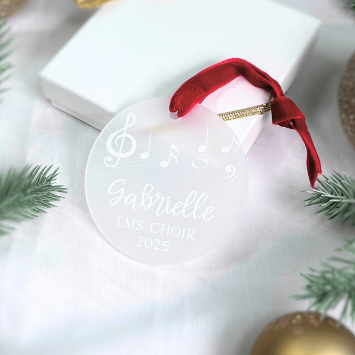 Personalized Choir Acrylic Ornament