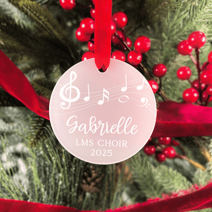 Personalized Choir Acrylic Ornament