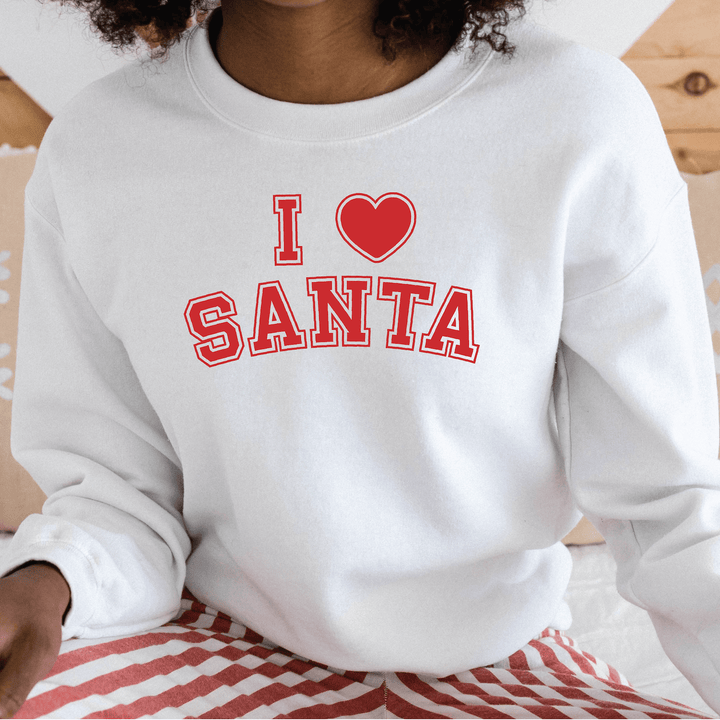 I Love Santa Christmas Shirt