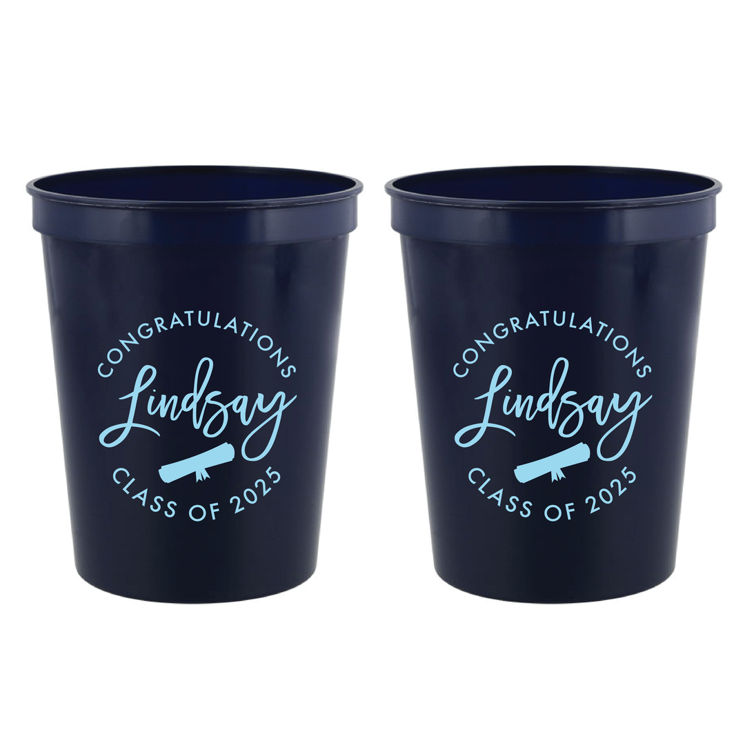 Congratulations Graduation Party Stadium Cups - Cup - Stadium