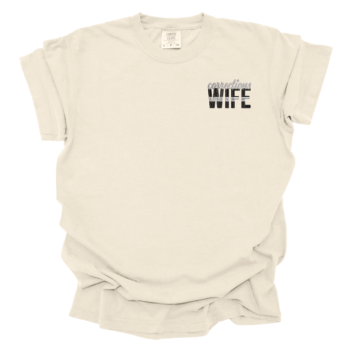Corrections Wife Comfort Colors T-Shirt