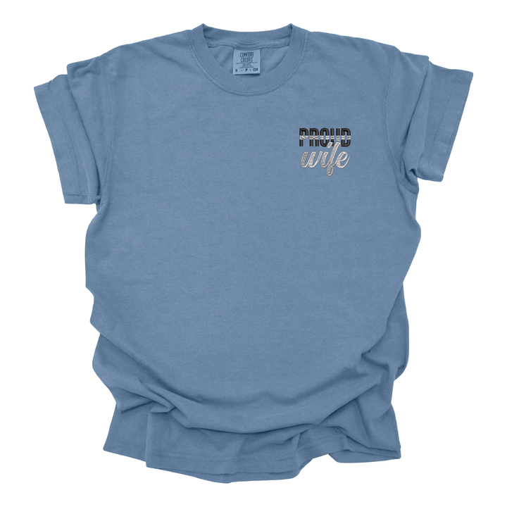 Corrections Proud Wife Comfort Colors T-Shirt