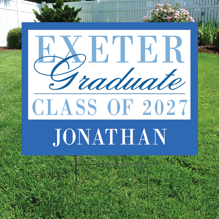 2027 Graduation Yard Sign - Custom Graduate Lawn Sign