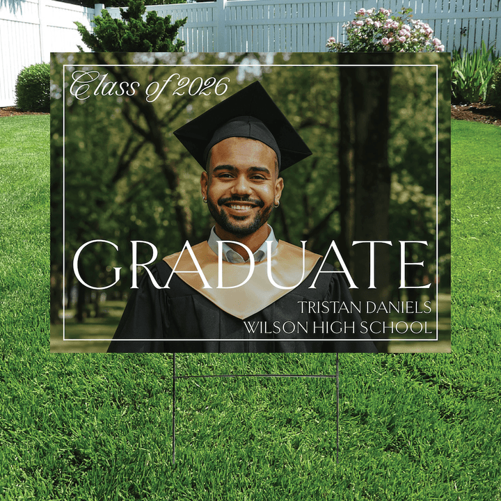 Graduate Class of 2026 Custom Yard Sign