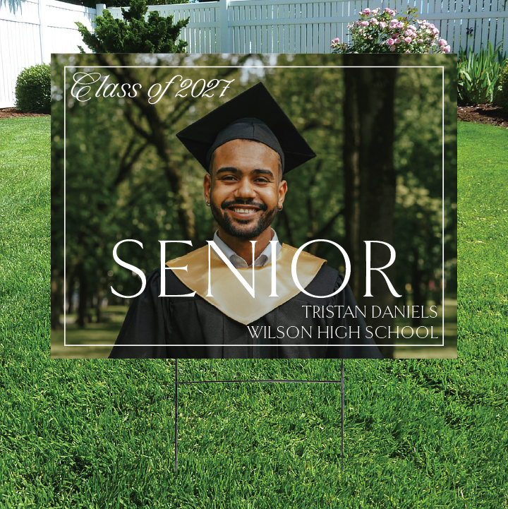 Senior Class of 2027 Custom Yard Sign