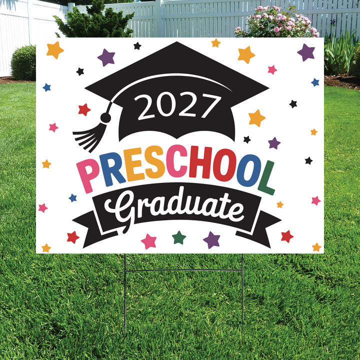 2027 Preschool Grad Yard Sign