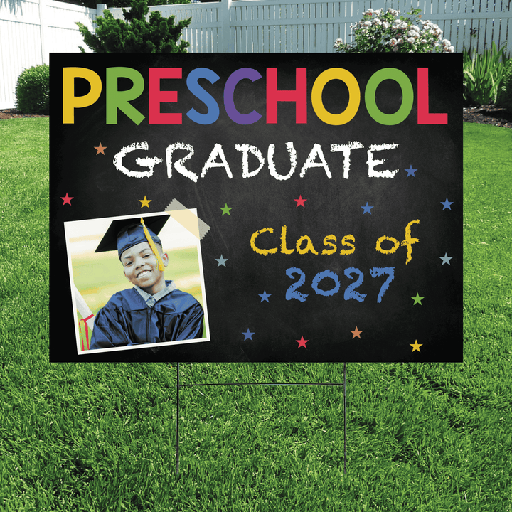 Class of 2027 Preschool Grad Yard Sign