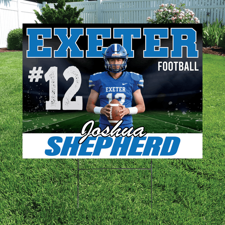 Custom Athlete Yard Signs | Personalized Sports Yard Signs