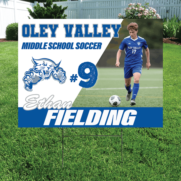 Personalized Athlete Yard Signs